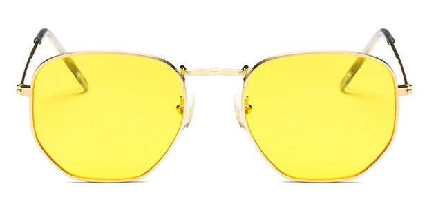 verschijnen Stevig zonlicht 2018 Hexagon Sunglasses Men Brand Designer Small Square Sunglases Wome -  Napa sunglasses