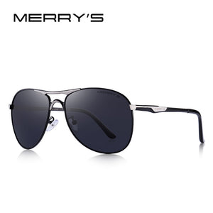 MERRYS DESIGN Men Classic Pilot Sunglasses Mens HD Polarized Sun glasses For Driving Luxury Shades UV400 Protection S8712