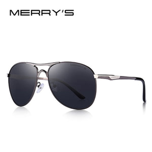 MERRYS DESIGN Men Classic Pilot Sunglasses Mens HD Polarized Sun glasses For Driving Luxury Shades UV400 Protection S8712