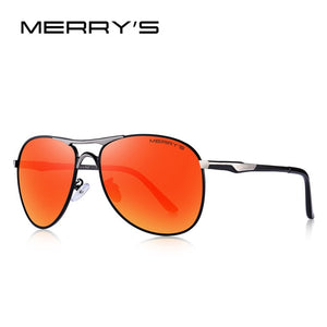 MERRYS DESIGN Men Classic Pilot Sunglasses Mens HD Polarized Sun glasses For Driving Luxury Shades UV400 Protection S8712