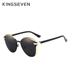 KINGSEVEN Cat Eye Sunglasses Women Polarized Fashion Ladies Sun Glasses Female Vintage Shades Oculos de sol Feminino UV400