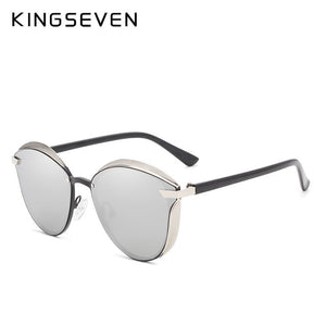 KINGSEVEN Cat Eye Sunglasses Women Polarized Fashion Ladies Sun Glasses Female Vintage Shades Oculos de sol Feminino UV400