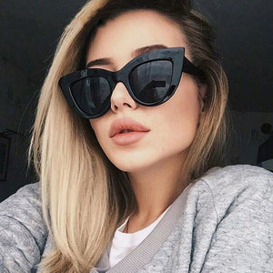 HINDFIELD New Brand Design Cat Eye Sunglasses Women 2019 Vintage UV400 Sun Glasses Female Eyewear Pink Sun Glasses Ladies