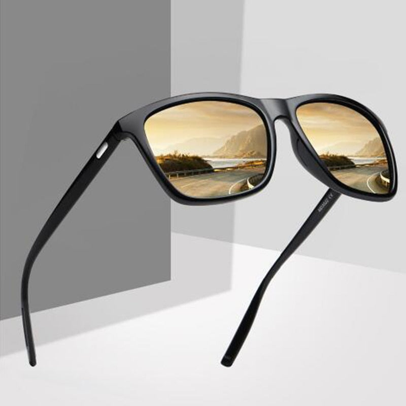Men Polarized Sunglasses Fashion Design Square Driving Sun Glasses Mirror  Shades Eyewear Oculos de sol UV400 Gafas